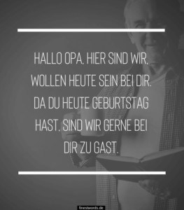 33 Geburtstagswünsche für Opa Kurz & Lustig (Happy Birthday)