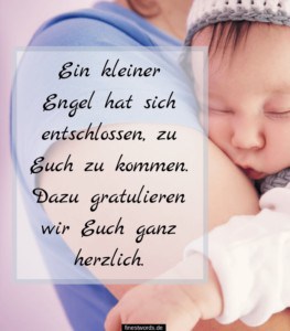 24 Glückwünsche Zur Geburt Eines Mädchen (Kurze Sprüche)