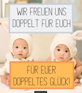 19 Glückwünsche Zur Geburt Von Zwillingen Textvorschläge