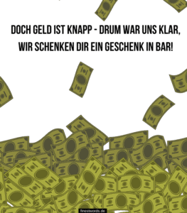 31 Sprüche für Geldgeschenke finestwords