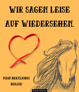 13 Trauersprüche für Pferde (Texte Zum Abschied Nehmen)