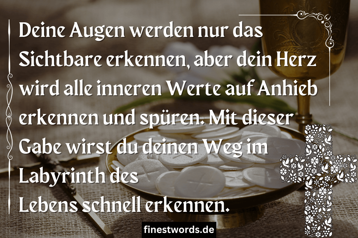 25 Neutrale Sprüche Zur Kommunion (Gratulationswünsche)