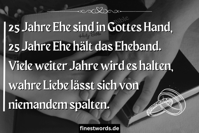 14 Silberhochzeit Sprüche & Gedichte Kurz & Christlich (2023)