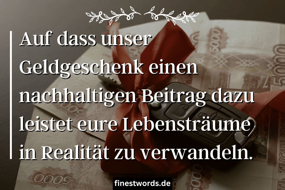 32 Geldgeschenk Sprüche zur Hochzeit Mit & Ohne Reim (2024)