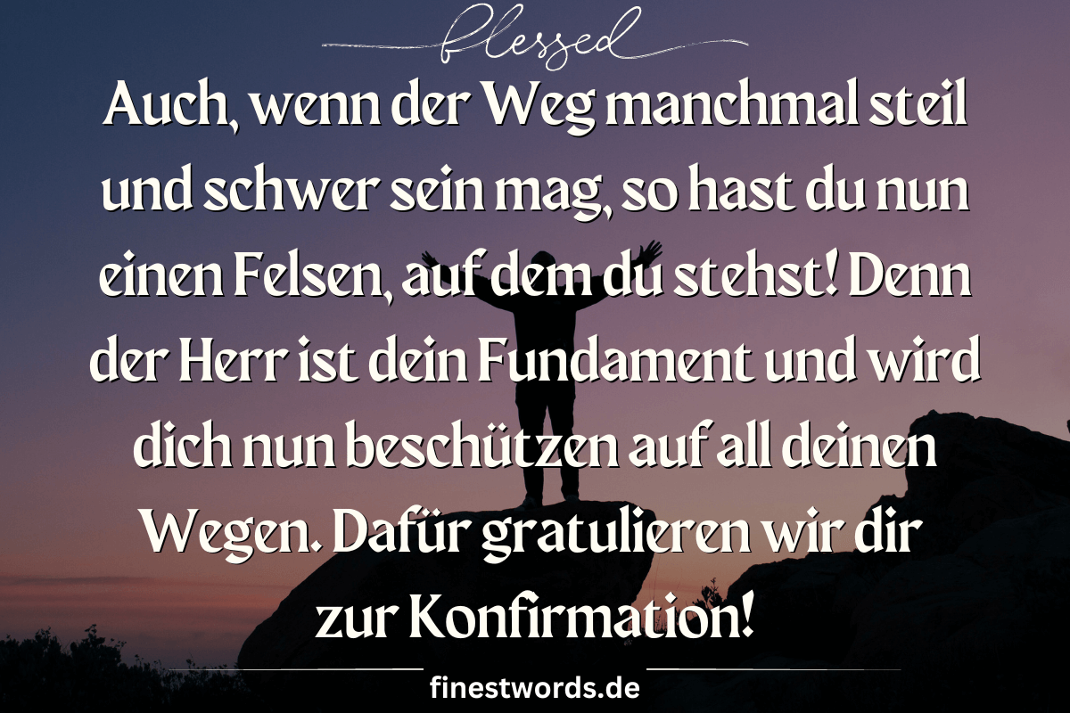 37 Konfirmationssprüche für Jungen finestwords