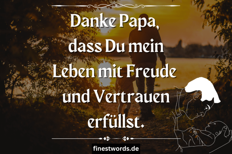 29 Dankessprüche für Papa (Vatertag) finestwords