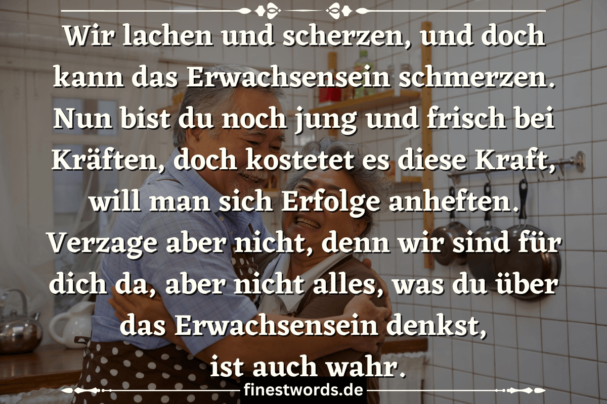 20 Sprüche zur Jugendweihe von Oma und Opa - finestwords