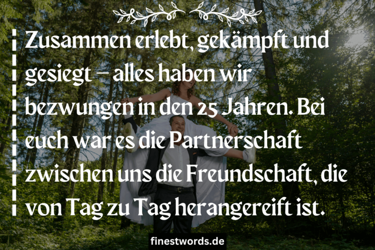 27 Lustige Sprüche Zur Silberhochzeit Kurze & Witzige Texte
