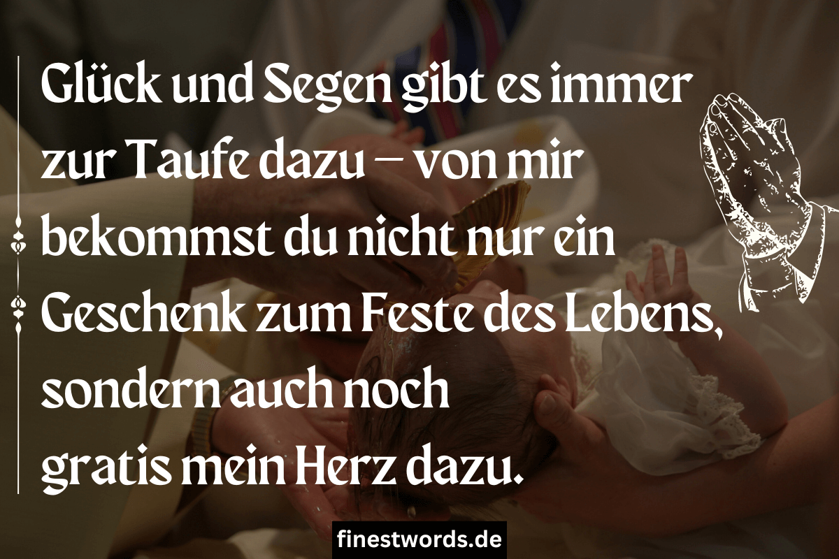 36 Lustige Taufsprüche Kurze Glückwünsche für Karten (2024)