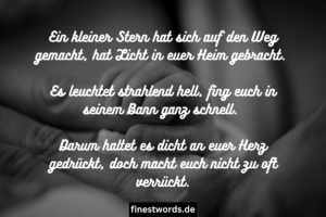 117 Sprüche Zur Geburt Schöne & Lustige Glückwünsche