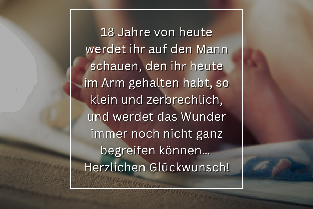 24 Sprüche Zur Geburt Für Jungen Süß, Modern & Lustig (2024)