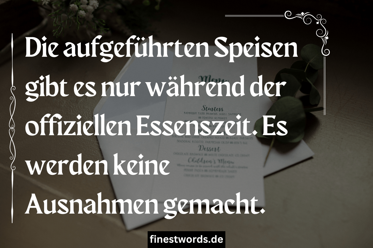 Menükarte Hochzeit Text 49 Sprüche, Vorlagen & Beispiele