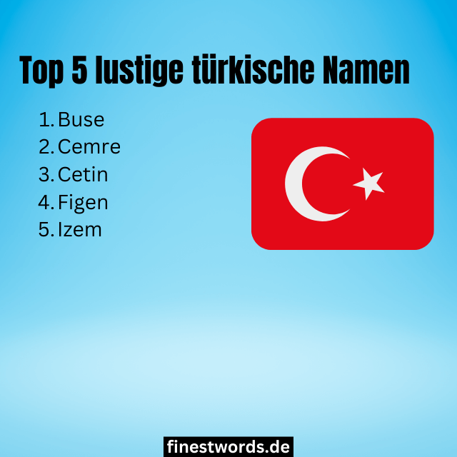 lustige türkische Namen