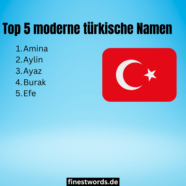 Moderne türkische Namen