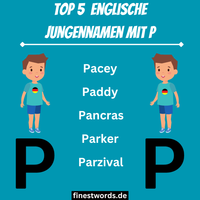 Englische Jungennamen mit P