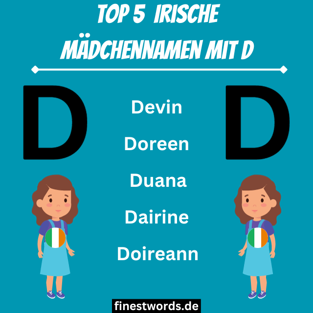 Irische Mädchennamen mit D